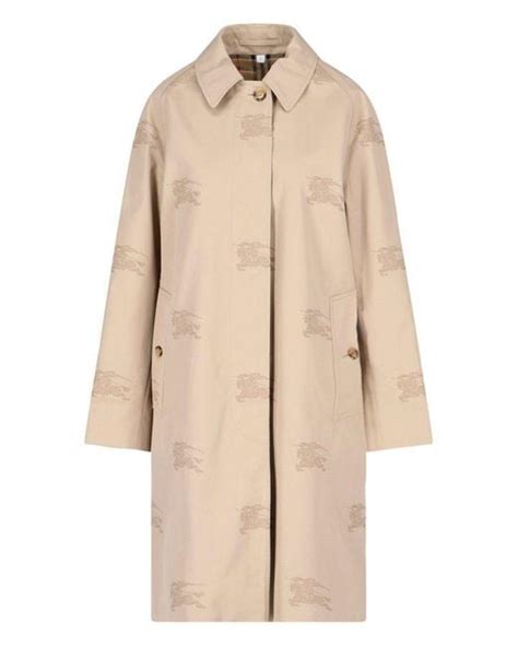 burberry equestrian knight trench coat.